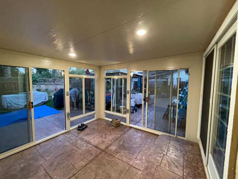 Screened-In Patio Design for Shaded Protected Outdoor Space in Sacramento, CA